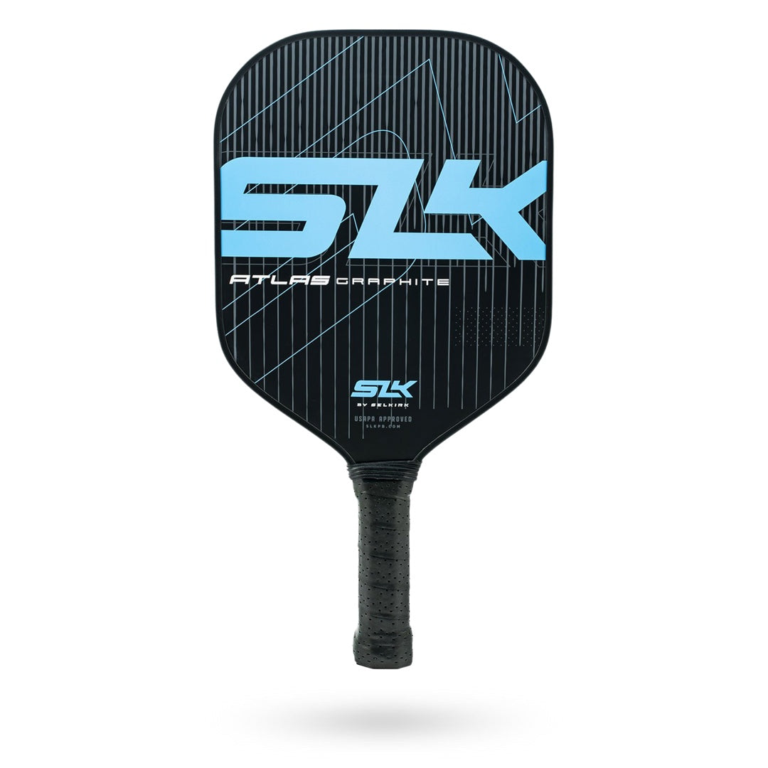 A paddle with the word Selkirk SLK Atlas on it.