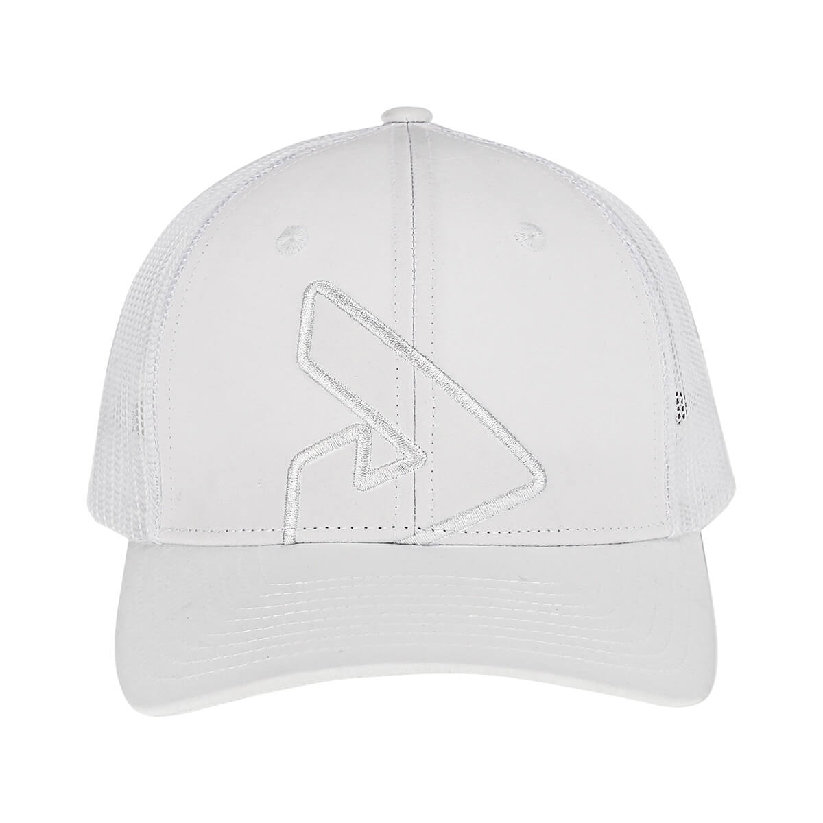 A JOOLA Trucker Hat by JOOLA featuring a minimalist embroidered design on the front.