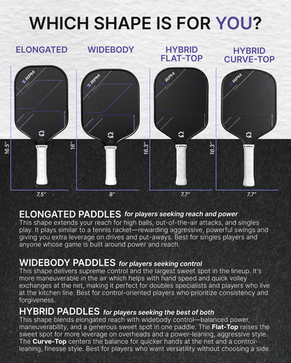 RPM Q2 Widebody 16mm Pickleball Paddle product image 7