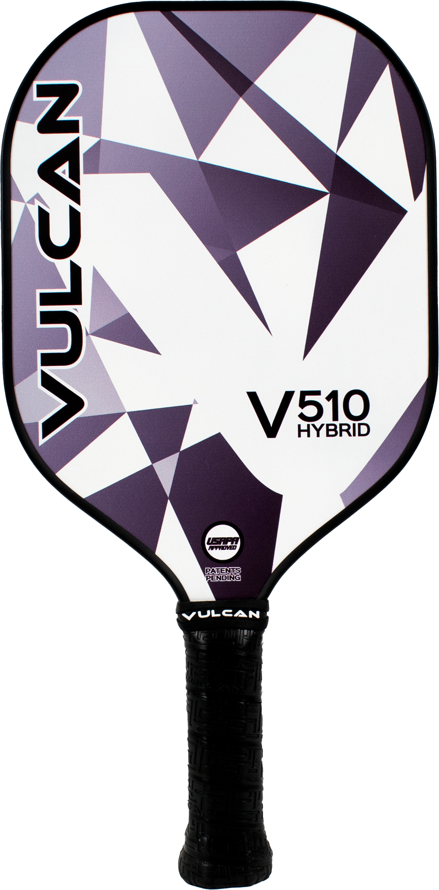 The Vulcan V510 Hybrid Pickleball Paddle by Vulcan is shown on a white background.