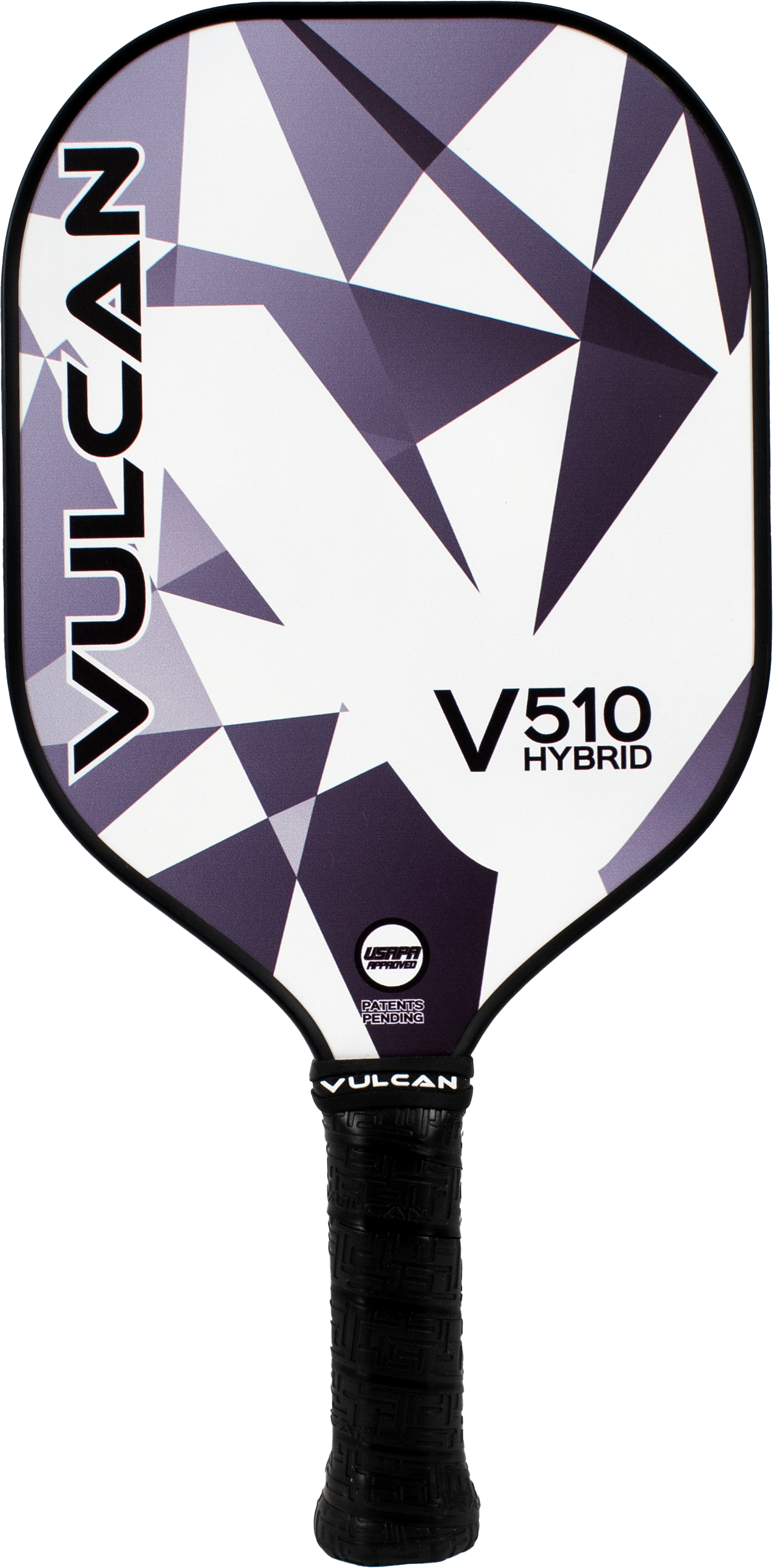 The Vulcan V510 Hybrid Pickleball Paddle by Vulcan is shown on a white background.