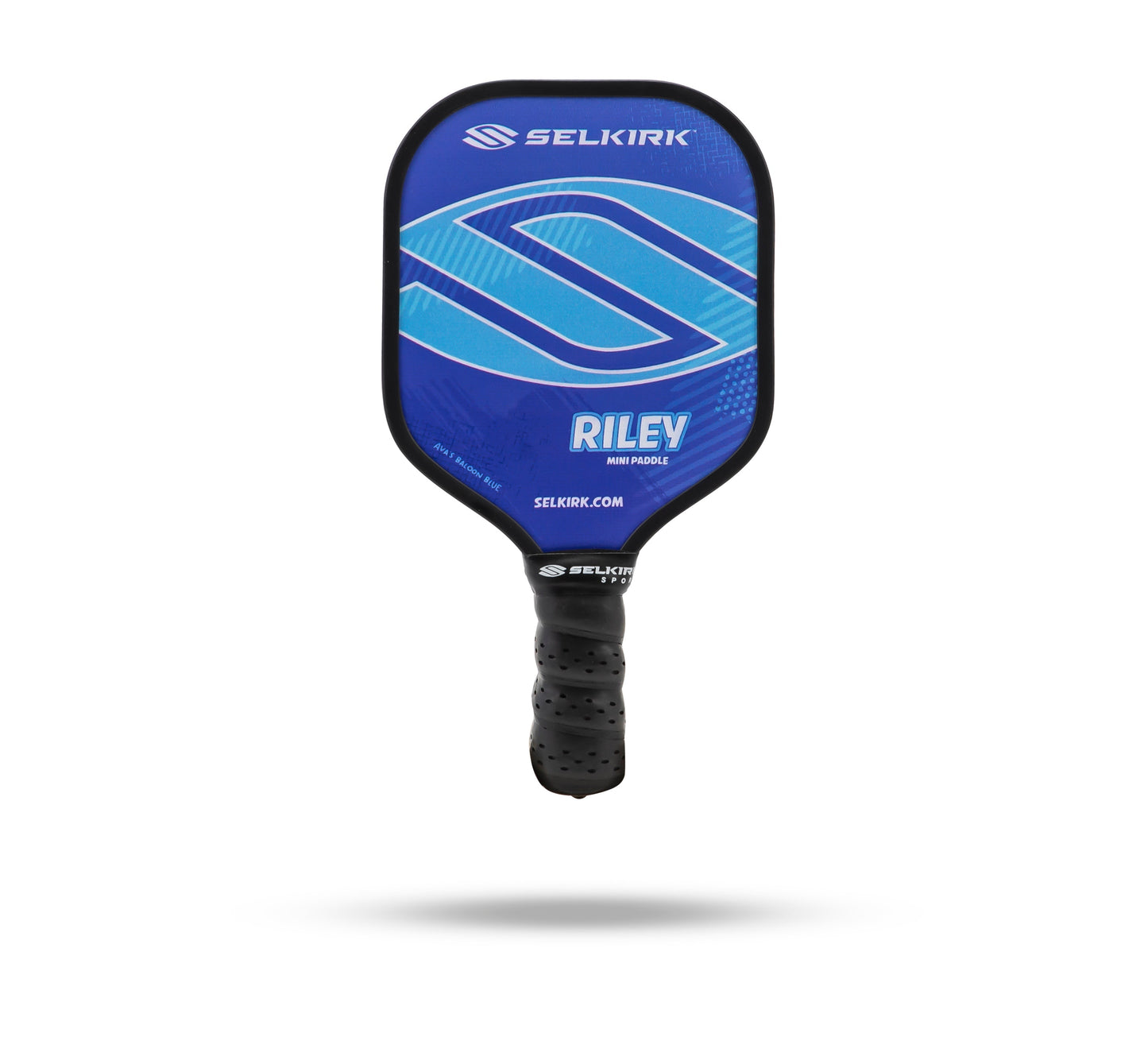 The Selkirk Riley Mini Pickleball Paddle Collection offers a fresh and unique novelty gift with a paddle that has the name Riley proudly displayed on it.