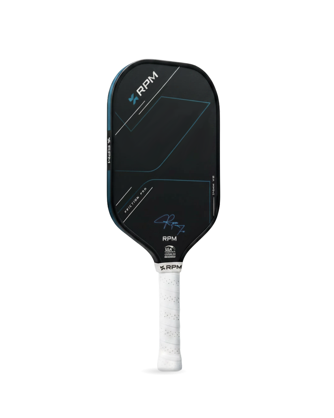 RPM Friction Pro V2 Hybrid Flat Top 14mm Pickleball Paddle product image 2
