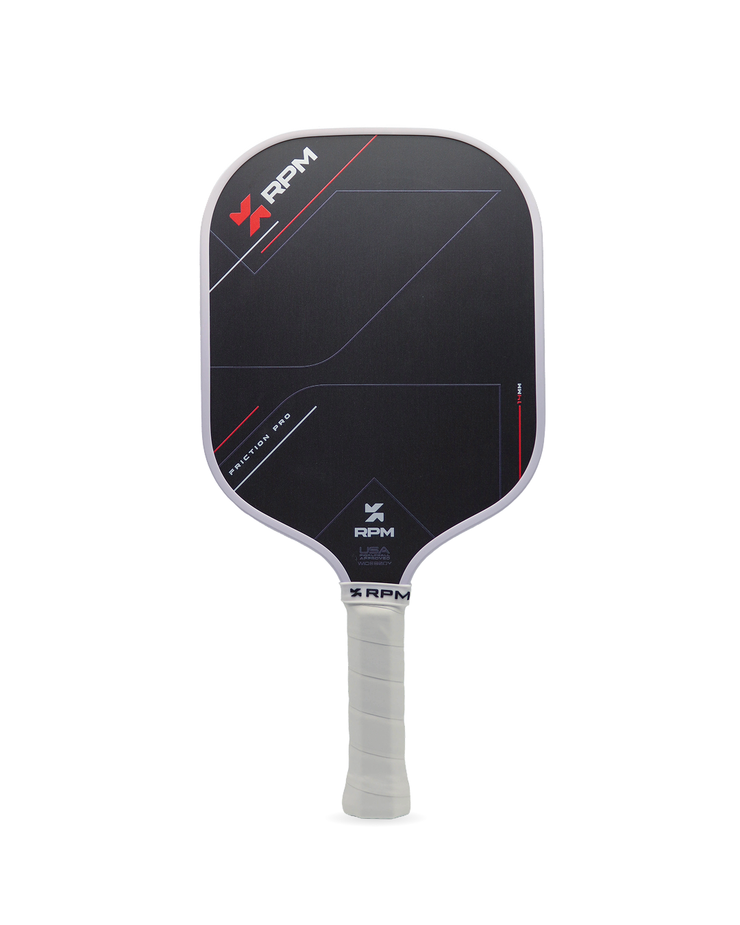 RPM Friction Pro Widebody 14mm Pickleball Paddle front view