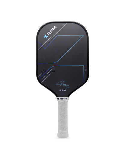 RPM Friction Pro V2 Elongated 14mm Pickleball Paddle original front view