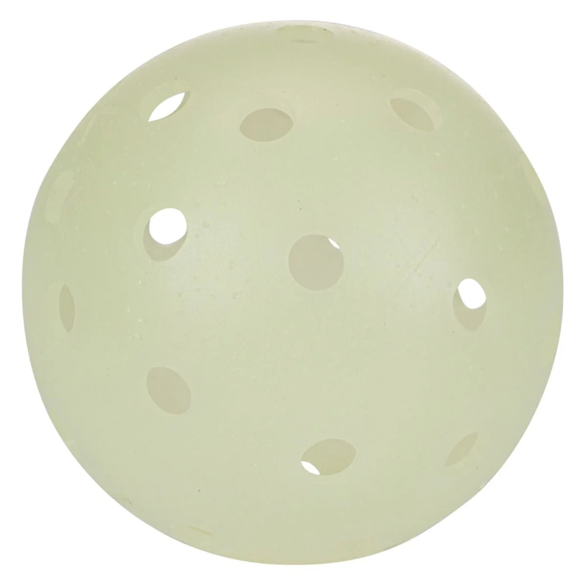 A Franklin X-40 Glow-In-The-Dark Pickleball Ball, perfect for a pickleball game.