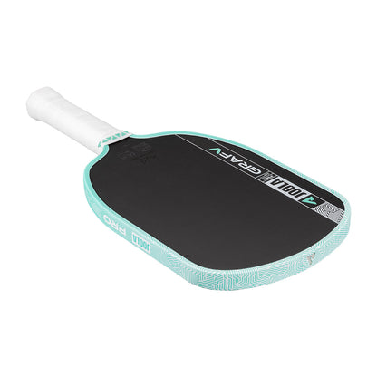 The JOOLA Graf Pro V 16mm Steffi Graf Seaside Green Pickleball Paddle features a sleek design and delivers pro-level performance, making it ideal for serious players seeking quality and style on the court.