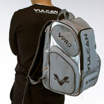 A person carrying a Vulcan VPro Pickleball Bag.