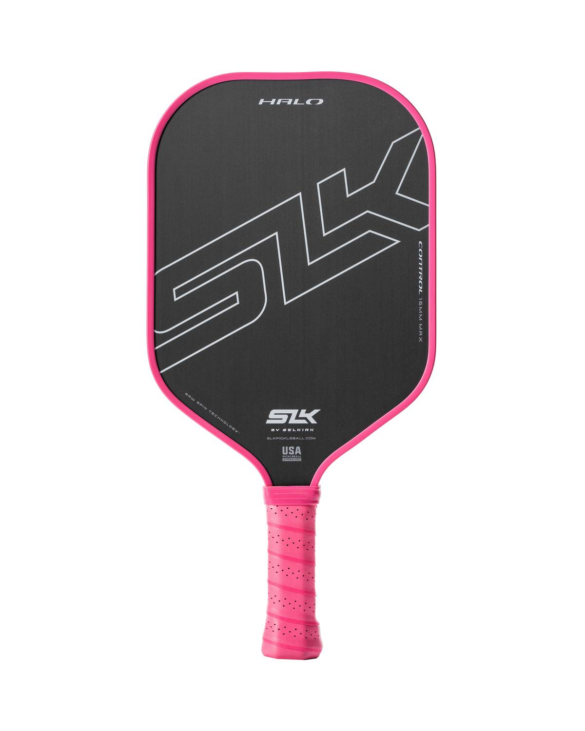 Choose a Selkirk SLK Halo Max Pickleball Paddle with the word slk on it.