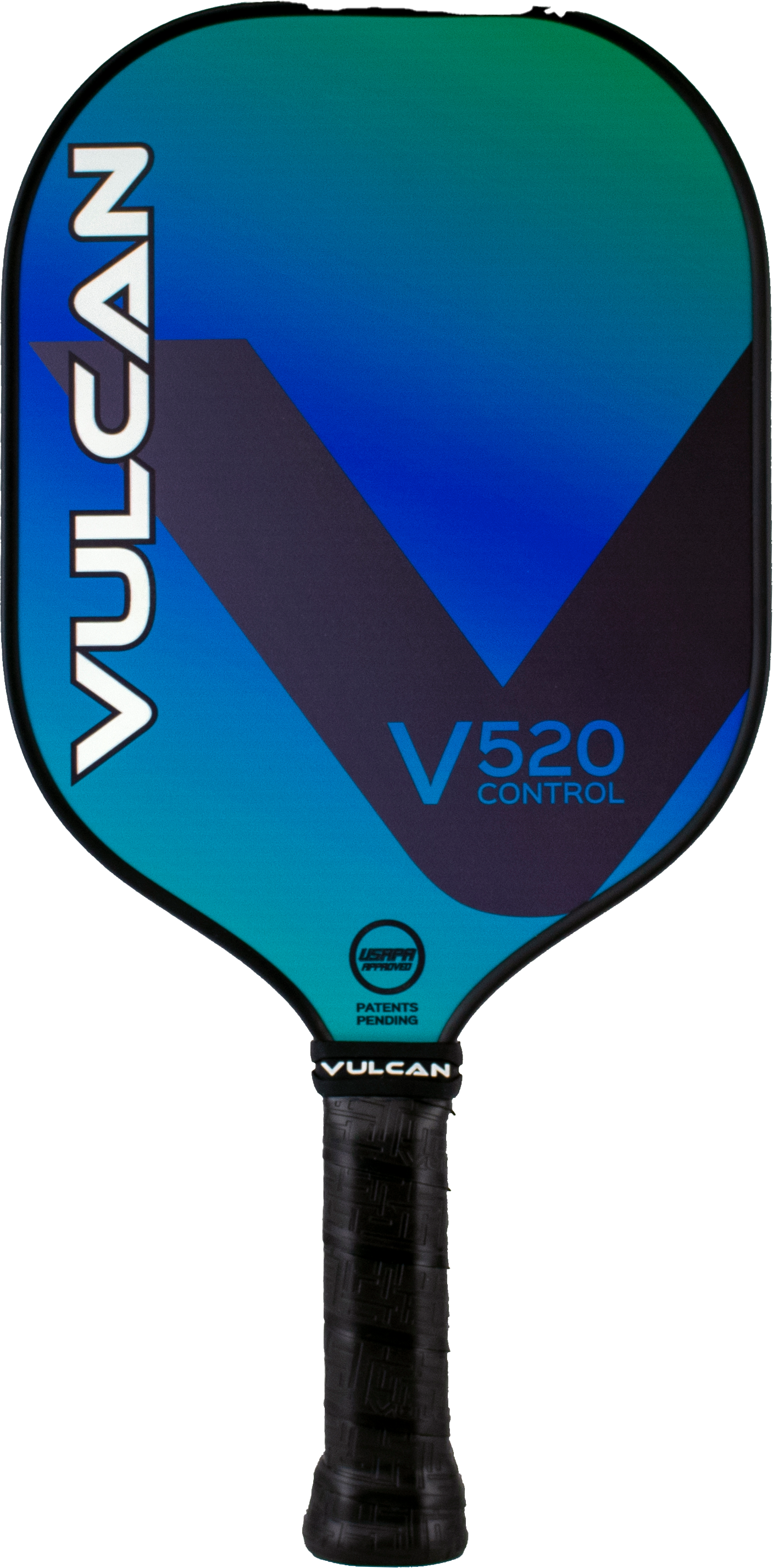 The Vulcan V520 Control pickleball paddle by Vulcan is shown on a white background.
