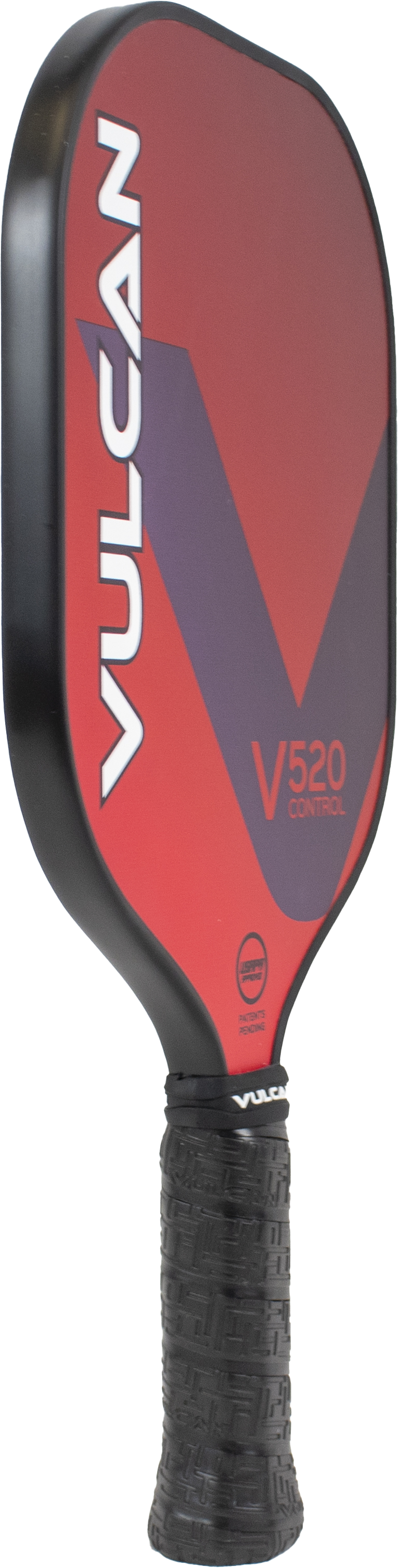 The Vulcan V520 Control Pickleball Paddle is shown on a white background.