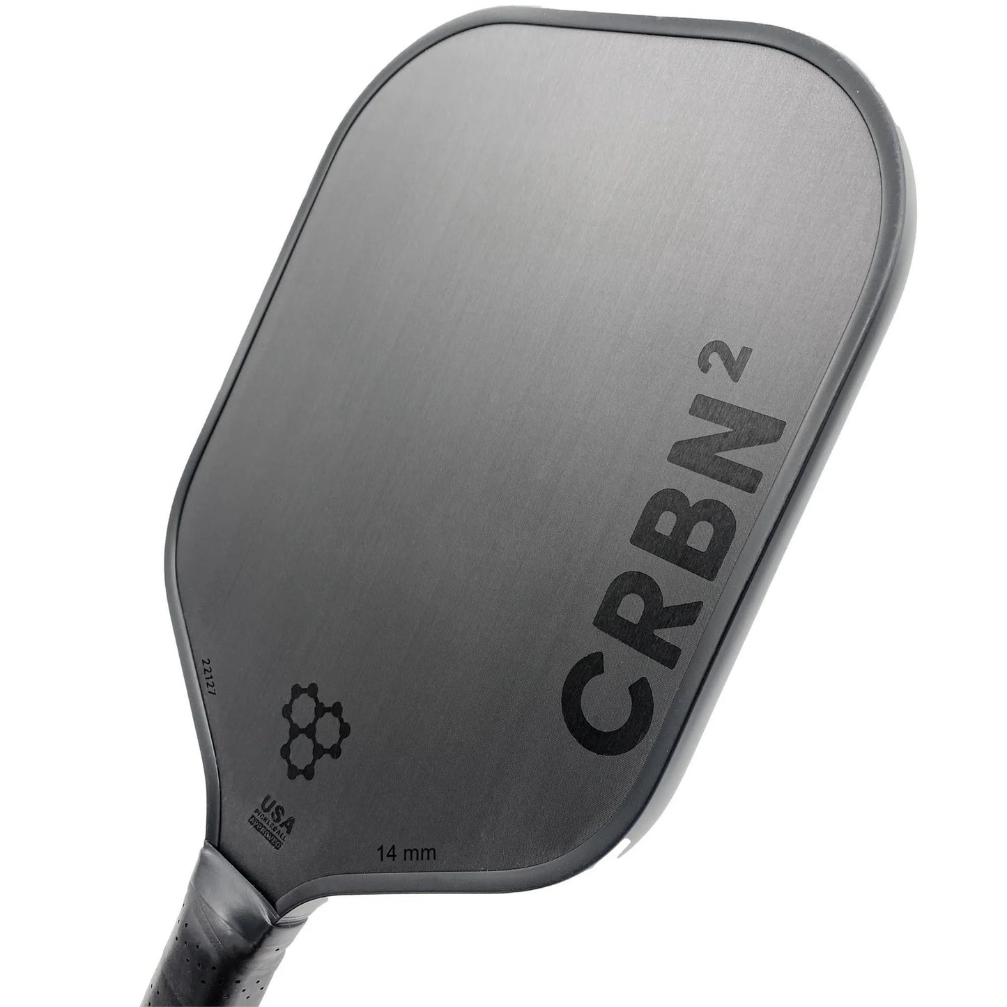A CRBN 2 - 14mm Pickleball Paddle with the word crbn on it.