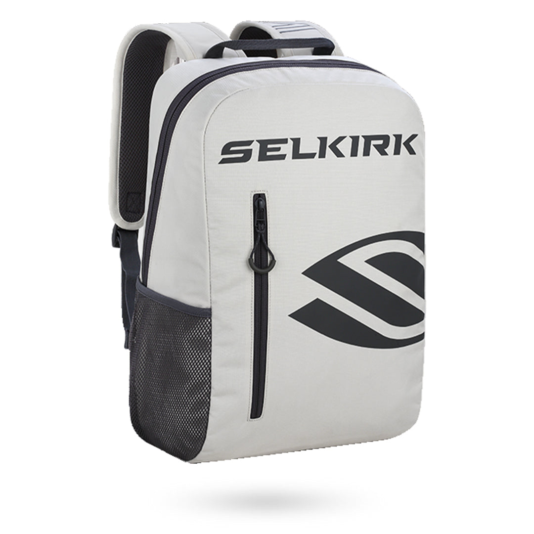 A Selkirk Day Backpack (2022) Pickleball Bag with the word Selkirk on it.