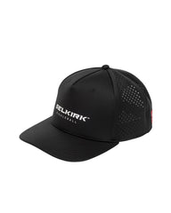 Selkirk Pickleball Performance Trucker Hat featuring perforated panels and a curved bill.