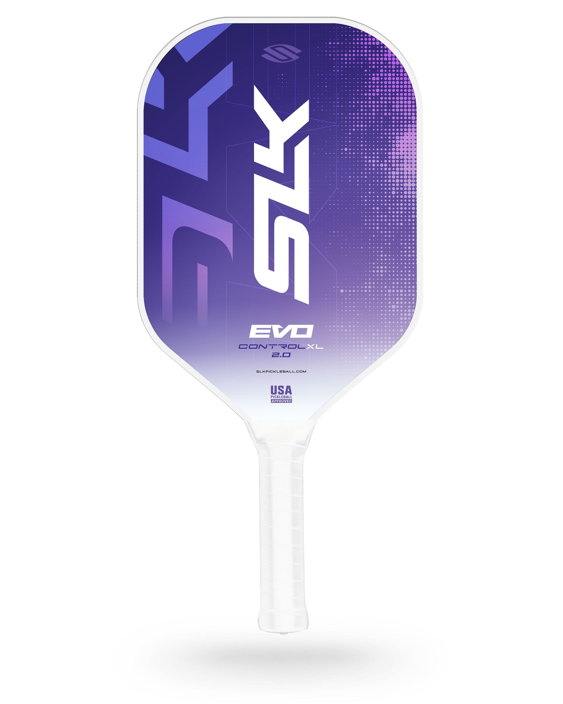 A Selkirk SLK Evo 2.0 XL Elongated Pickleball Paddle.