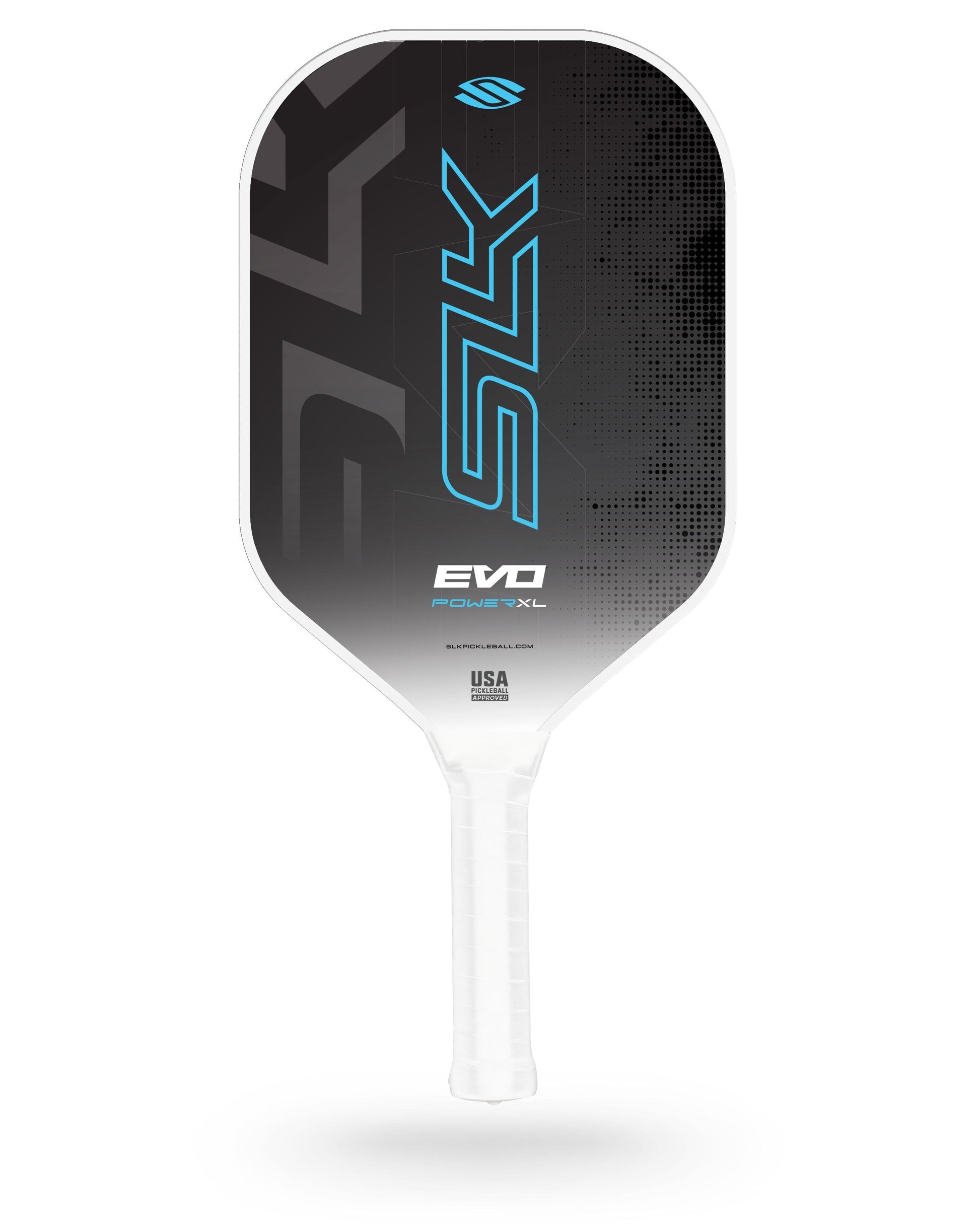 A Selkirk SLK Evo 2.0 XL Elongated Pickleball Paddle with the word evo on it.