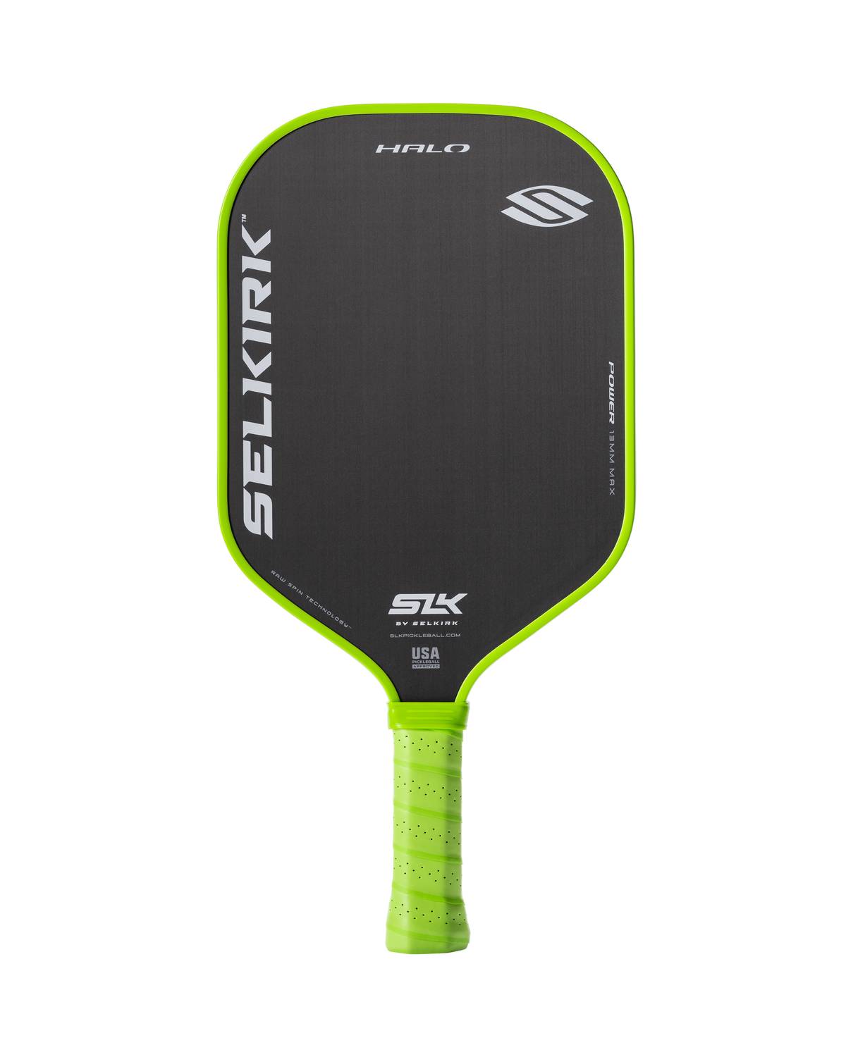 Choose a Selkirk SLK Halo Max pickleball paddle on a white background.