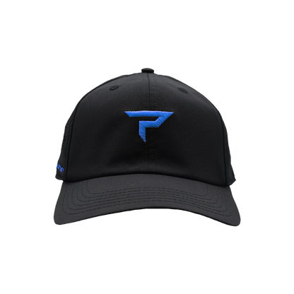 Paddletek Performance Icon Pickleball Hat - Black/Blue
