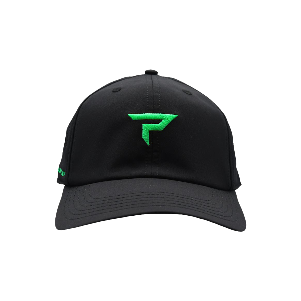 Paddletek Performance Icon Pickleball Hat - Black/Green