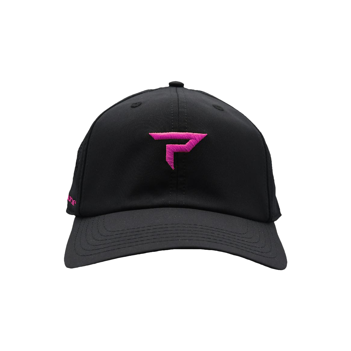 Paddletek Performance Icon Pickleball Hat - Black/Pink
