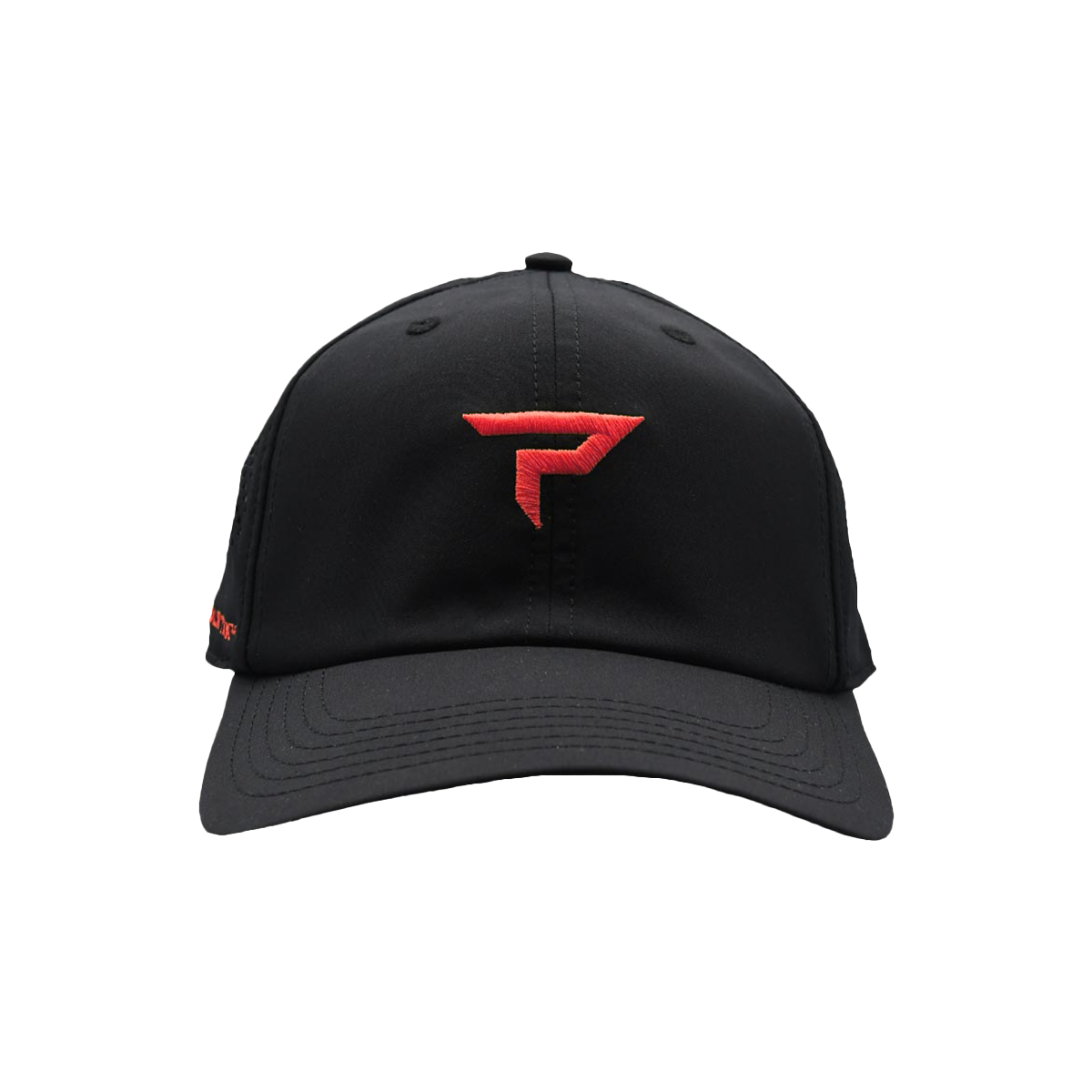 Paddletek Performance Icon Pickleball Hat - Black/Red
