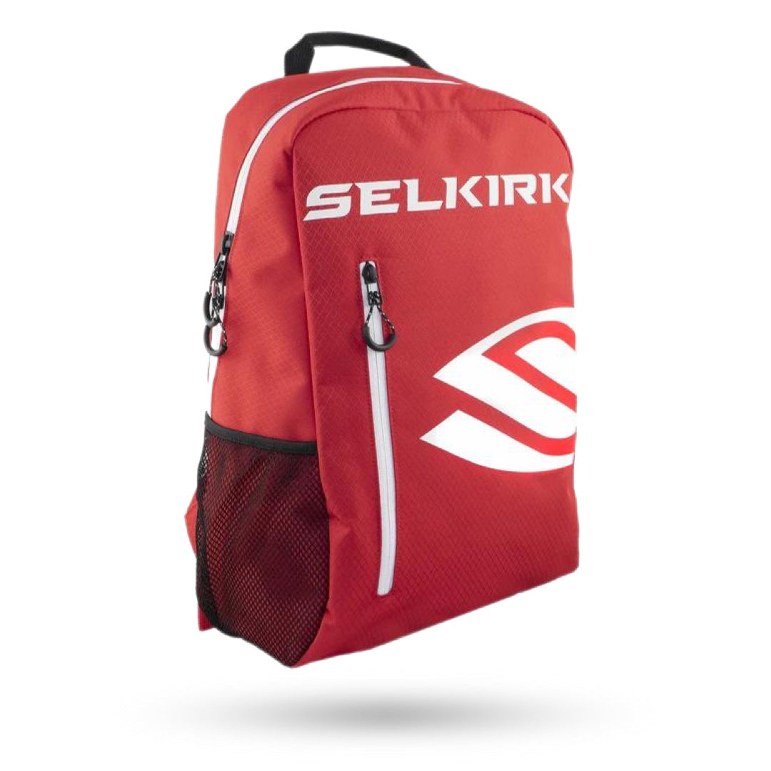 A Selkirk Day Backpack (2021) Pickleball Bag with the word Selkirk on it.