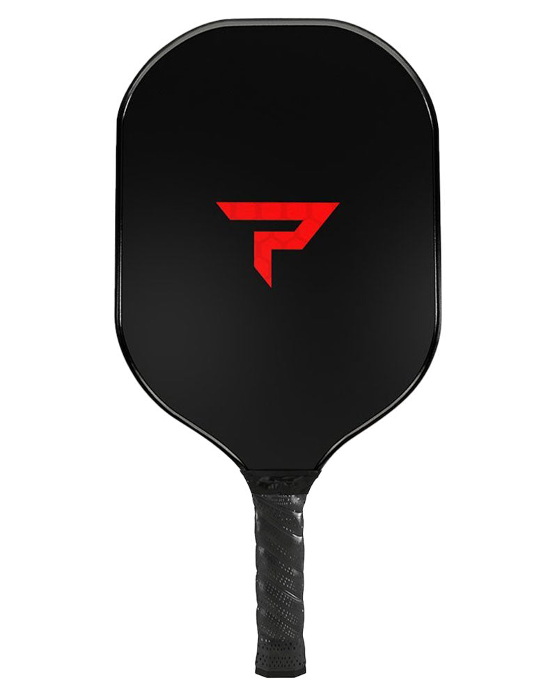 A high-performance, lightweight Paddletek Bantam TS-5 Pickleball Paddle with a red logo on it.