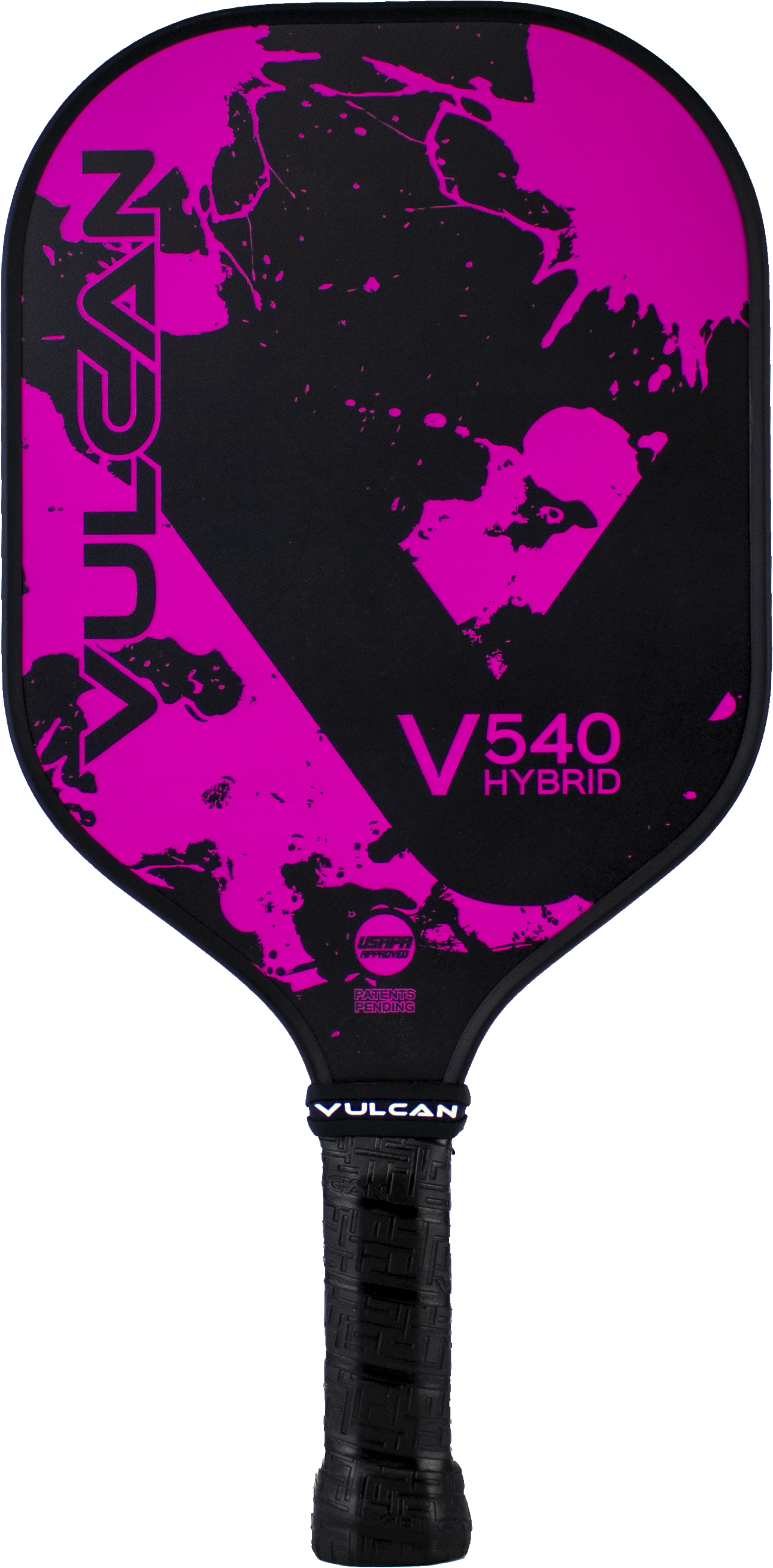 Vulcan V540 Hybrid Pickleball Paddle Pink Splatter